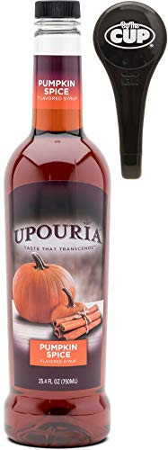 Upouria Pumpkin Spice Coffee Flavoring Syrup  750ml bottle - Coffee Syrup Pump Included