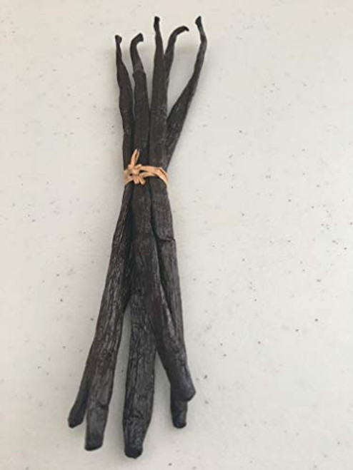 5 Madagascar Vanilla Beans Grade A for Extract Paste Cooking and Baking by FITNCLEAN VANILLA 6 -7-5 Fresh Raw Natural Bourbon Gourmet NON-GMO Whole Pods- 5 Madagascar Vanilla Beans Grade A for Extract Paste Cooking and Baking by FITNCLEAN VANILLA 6 -7-5 Fresh Raw Natural Bourbon Gourmet NON-GMO Whole Pods-