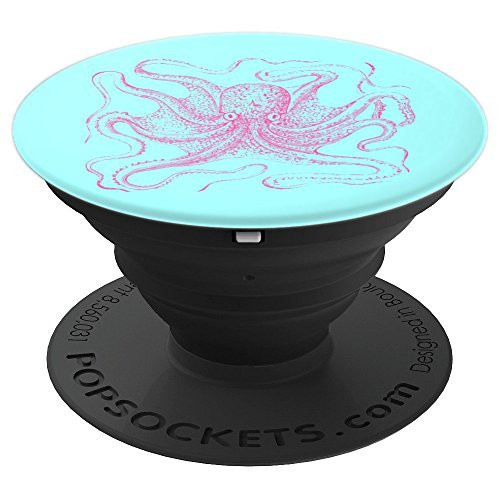 Vintage Inspired Octopus for Octopus Lovers PopSockets Grip and Stand for Phones and Tablets
