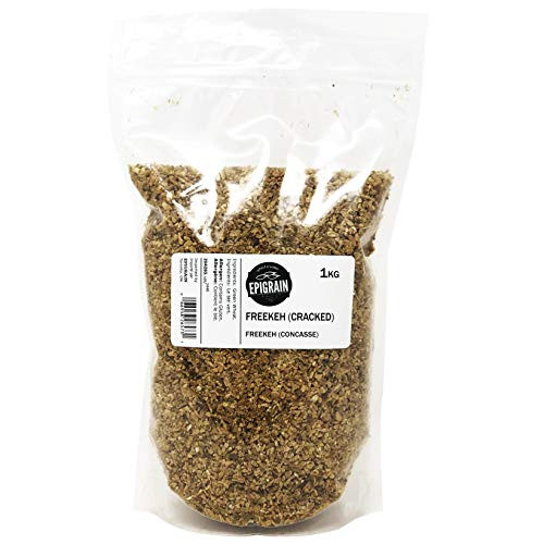Epigrain Cracked Freekeh - 1 Kg 2-2 Lb   Premium Quality Ancient Grain  Vegan  Low Glycemic Index  Use in Tabouleh  or to Replace Quinoa
