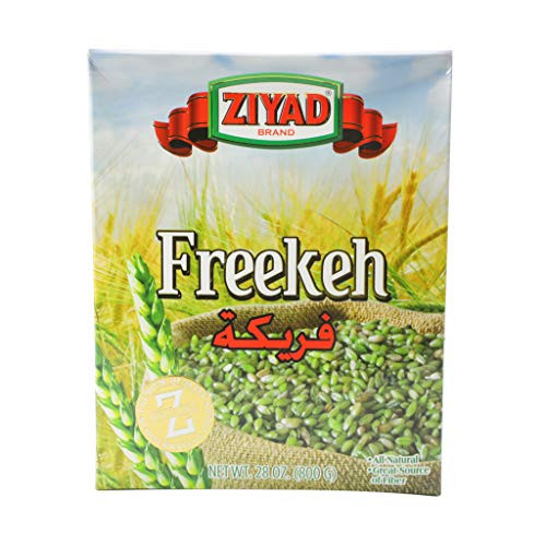 Ziyad Fine Roasted Green Wheat Freekeh  Frikeh  Farik Made from Green Duram Wheat  28-2 oz