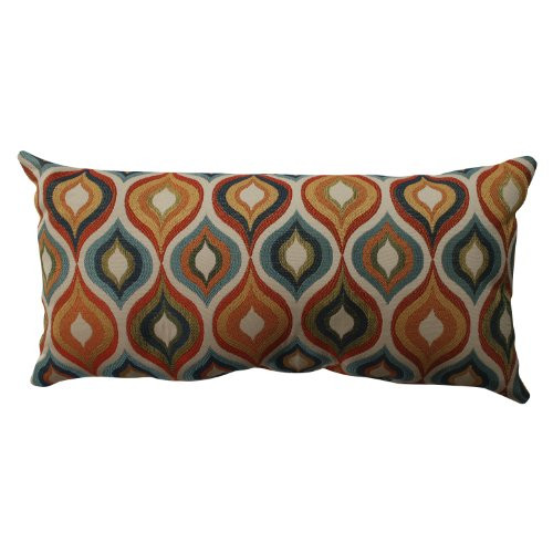 Pillow Perfect Flicker Jewel Bolster Throw Pillow