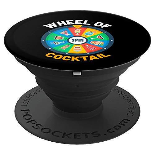 Wheel of Cocktail Cool Bartender Shirts for Women Funny PopSockets Grip and Stand for Phones and Tablets Wheel of Cocktail Cool Bartender Shirts for Women Funny PopSockets Grip and Stand for Phones and Tablets