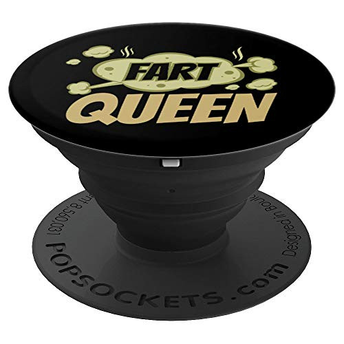 Fart Queen of Farts Farting Gag Gift PopSockets Grip and Stand for Phones and Tablets