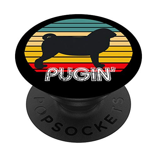 Vintage Pug Sunset for Retro Dog Lovers PopSockets Grip and Stand for Phones and Tablets Vintage Pug Sunset for Retro Dog Lovers PopSockets Grip and Stand for Phones and Tablets