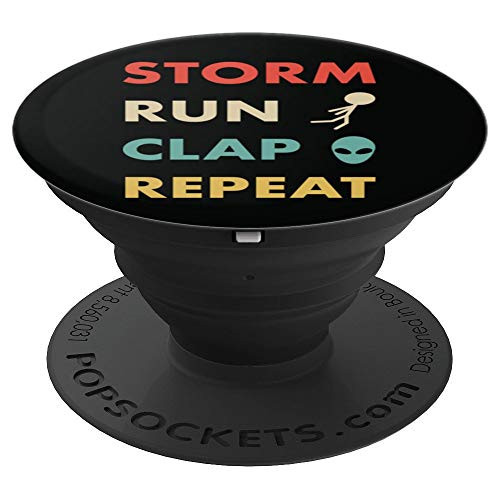 Storm Area 51 - Storm Run Clap Repeat PopSockets Grip and Stand for Phones and Tablets