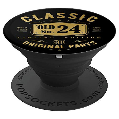 24 Years OLD Birthday Classic 1996 Vintage 24th Birthday PopSockets Grip and Stand for Phones and Tablets