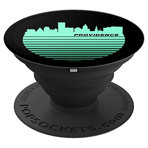 Providence Is Home Rhode Island Roots Cityscape PopSockets Grip and Stand for Phones and Tablets