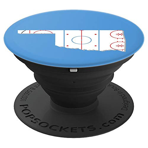 Classic Oklahoma Hockey Rink OK State Map Outline PopSockets Grip and Stand for Phones and Tablets Classic Oklahoma Hockey Rink OK State Map Outline PopSockets Grip and Stand for Phones and Tablets