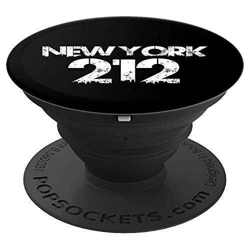 NEW YORK 212 Area Code Distressed Gritty Phone Accessory PopSockets Grip and Stand for Phones and Tablets