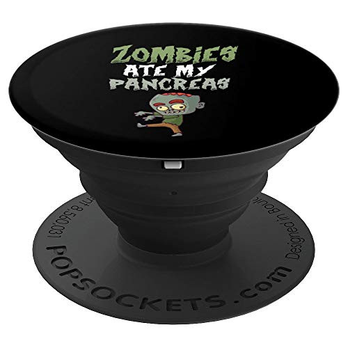 Zombies Ate My Pancreas T1D Type 1 Diabetes Girl Kid PopSockets Grip and Stand for Phones and Tablets Zombies Ate My Pancreas T1D Type 1 Diabetes Girl Kid PopSockets Grip and Stand for Phones and Tablets