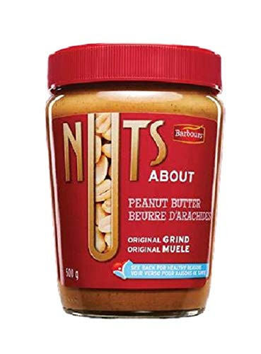 Barbour s Nuts About Peanut Butter 500g Original Grind Smooth  Imported from Canada