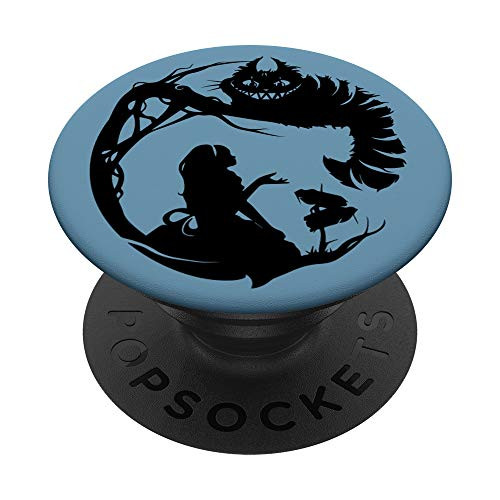 Alice in Wonderland and the Cheshire Cat PopSockets PopGrip  Swappable Grip for Phones   Tablets