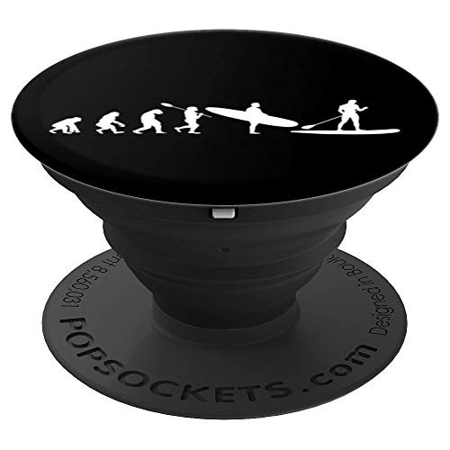 Evolution SUP Cool Stand Up Paddling Paddleboard Lover Gift PopSockets Grip and Stand for Phones and Tablets