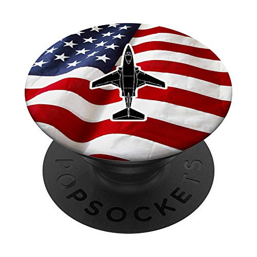 F-101 VooDoo Jet Fighter Plane Warplane United States Flag PopSockets Grip and Stand for Phones and Tablets F-101 VooDoo Jet Fighter Plane Warplane United States Flag PopSockets Grip and Stand for Phones and Tablets