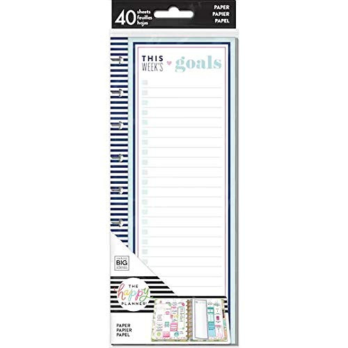 Me   My Big Ideas Happy Planner Classic - This Week s Goals - Fill Folded Paper Half Sheet