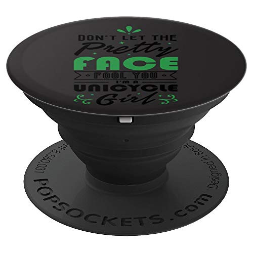 Unicycle Girl Funny Saying Monocycle Wheel PopSockets Grip and Stand for Phones and Tablets Unicycle Girl Funny Saying Monocycle Wheel PopSockets Grip and Stand for Phones and Tablets