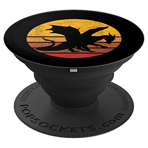 Vintage Sunset Trendy Animal Silhouette Dragon PopSockets Grip and Stand for Phones and Tablets Vintage Sunset Trendy Animal Silhouette Dragon PopSockets Grip and Stand for Phones and Tablets