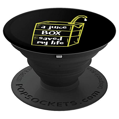 A Juice Box Saved My Life Diabetes PopSockets Grip and Stand for Phones and Tablets