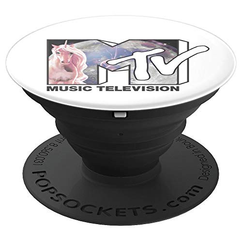 MTV Classic Galaxy Logo With Unicorn PopSockets Grip and Stand for Phones and Tablets