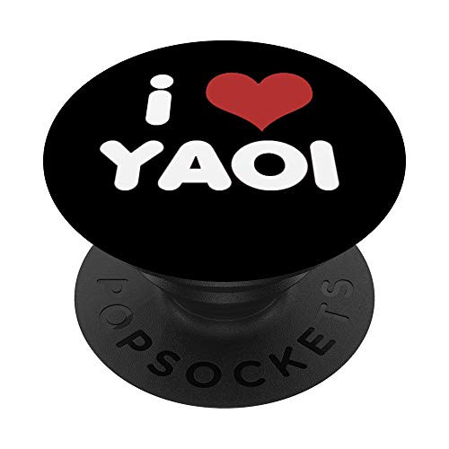 I Love Yaoi PopSockets PopGrip  Swappable Grip for Phones   Tablets