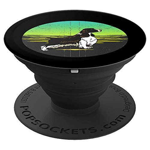 Graphic 365 Dog Breed English Cocker Spaniel Retro Sunset PopSockets Grip and Stand for Phones and Tablets