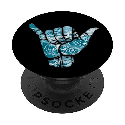 Shaka Surf Ocean Surfing Surfboards Surfer Hawaii Waves Gift PopSockets PopGrip Swappable Grip for Phones Tablets Shaka Surf Ocean Surfing Surfboards Surfer Hawaii Waves Gift PopSockets PopGrip Swappable Grip for Phones Tablets