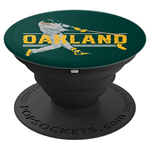 Oakland Baseball Slugger Home Run PopSockets Grip and Stand for Phones and Tablets