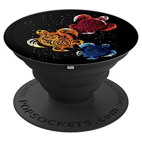 Retro Turtle PopSockets Grip and Stand for Phones and Tablets