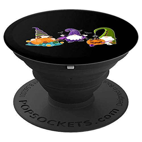 Halloween Gnomes Cute Autumn Pumpkin Fall - Funny Gift PopSockets Grip and Stand for Phones and Tablets