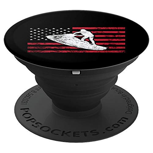 Jet Ski American Flag USA Patriotic PopSockets Grip and Stand for Phones and Tablets