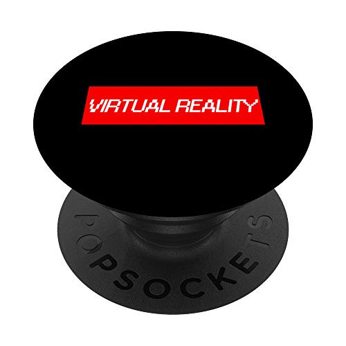 Virtual Reality Red Box Logo Gift For Virtual Reality Gamers PopSockets Grip and Stand for Phones and Tablets Virtual Reality Red Box Logo Gift For Virtual Reality Gamers PopSockets Grip and Stand for Phones and Tablets