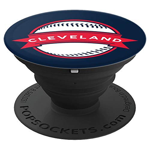 Retro Cleveland Baseball CLE Home Game PopSockets Grip and Stand for Phones and Tablets Retro Cleveland Baseball CLE Home Game PopSockets Grip and Stand for Phones and Tablets
