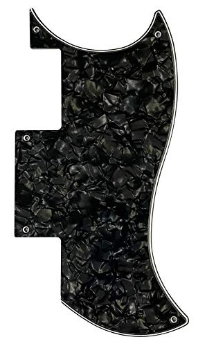 Custom Guitar Pickguard For Epiphone SG Special Style 4 Ply Black Pearl