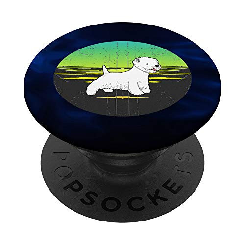 Graphic 365 Dog Breed West Highland Retro Sunset Style PopSockets Grip and Stand for Phones and Tablets Graphic 365 Dog Breed West Highland Retro Sunset Style PopSockets Grip and Stand for Phones and Tablets