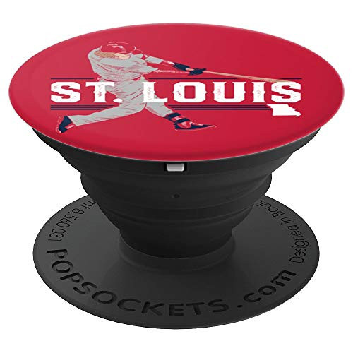 St- Louis Baseball Slugger Home Run PopSockets Grip and Stand for Phones and Tablets St- Louis Baseball Slugger Home Run PopSockets Grip and Stand for Phones and Tablets
