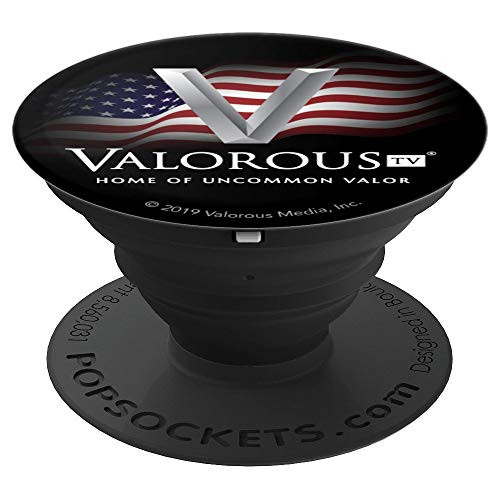 VTV- Valorous TV Logo  Home of Uncommon Valor PopSockets Grip and Stand for Phones and Tablets