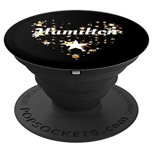 I Love Hamilton Heart PopSockets Grip and Stand for Phones and Tablets