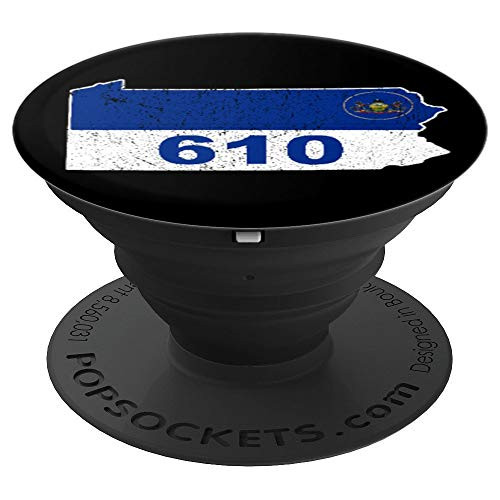 Allentown Area Code 610 Pennsylvania Phone Number Souvenir PopSockets Grip and Stand for Phones and Tablets Allentown Area Code 610 Pennsylvania Phone Number Souvenir PopSockets Grip and Stand for Phones and Tablets