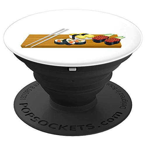 Japanese Sushi Board Sashimi PopSockets Grip and Stand for Phones and Tablets