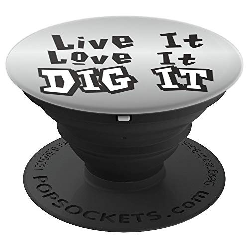 Live It Love It Dig It Volleyball Pop Socket PopSockets Grip and Stand for Phones and Tablets Live It Love It Dig It Volleyball Pop Socket PopSockets Grip and Stand for Phones and Tablets