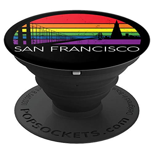 San Francisco Golden Gate Oakland Bay Area Town Tech Pride PopSockets Grip and Stand for Phones and Tablets