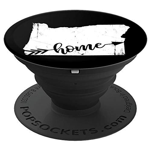 Oregon Home State Love Distress Gypsy Arrow PopSockets Grip and Stand for Phones and Tablets