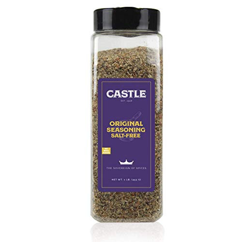 Castle Foods   ORIGINAL-SEASONING- SALT-FREE  1 lb Premium Restaurant Quality