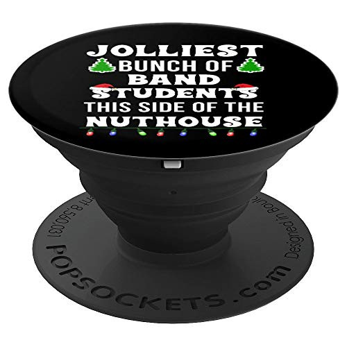Jolliest Bunch of Band Students Matching Group Christmas PopSockets Grip and Stand for Phones and Tablets