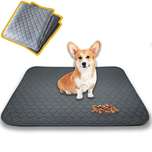 Washable Pee Pads for Dogs Extra Large Non Slip Puppy Pee Pads with Waterproof  Reusable  Absorbent Pet Pee Pads for Training  Travel or Whelping 18  24   2 Pack