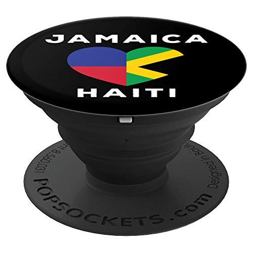 Haiti Haitian Jamaica Jamaicans Combo Heart Love I Gift Idea PopSockets Grip and Stand for Phones and Tablets Haiti Haitian Jamaica Jamaicans Combo Heart Love I Gift Idea PopSockets Grip and Stand for Phones and Tablets