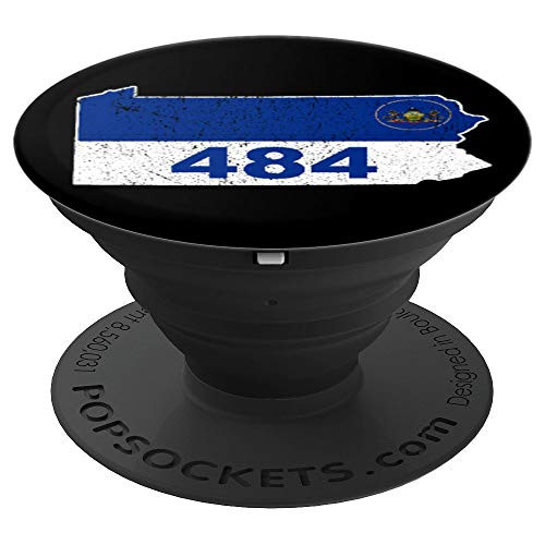 Allentown Area Code 484 Pennsylvania Phone Number Souvenir PopSockets Grip and Stand for Phones and Tablets Allentown Area Code 484 Pennsylvania Phone Number Souvenir PopSockets Grip and Stand for Phones and Tablets