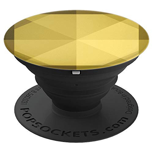 Yellow-Shapes Octagon-Wheel - Geometric PopSockets Grip and Stand for Phones and Tablets