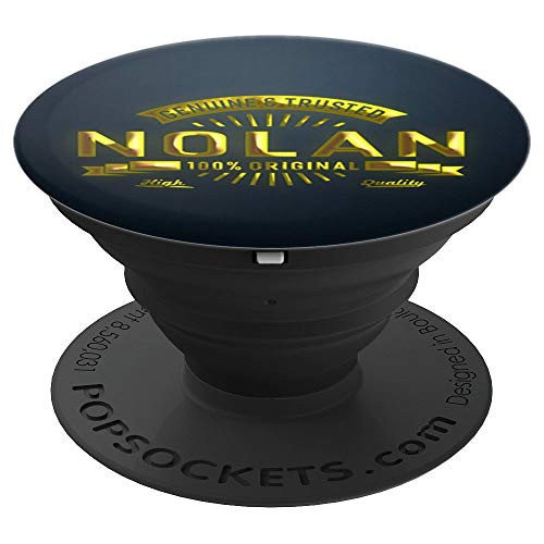 Nolan Genuine Original First Name Pop Socket PopSockets Grip and Stand for Phones and Tablets
